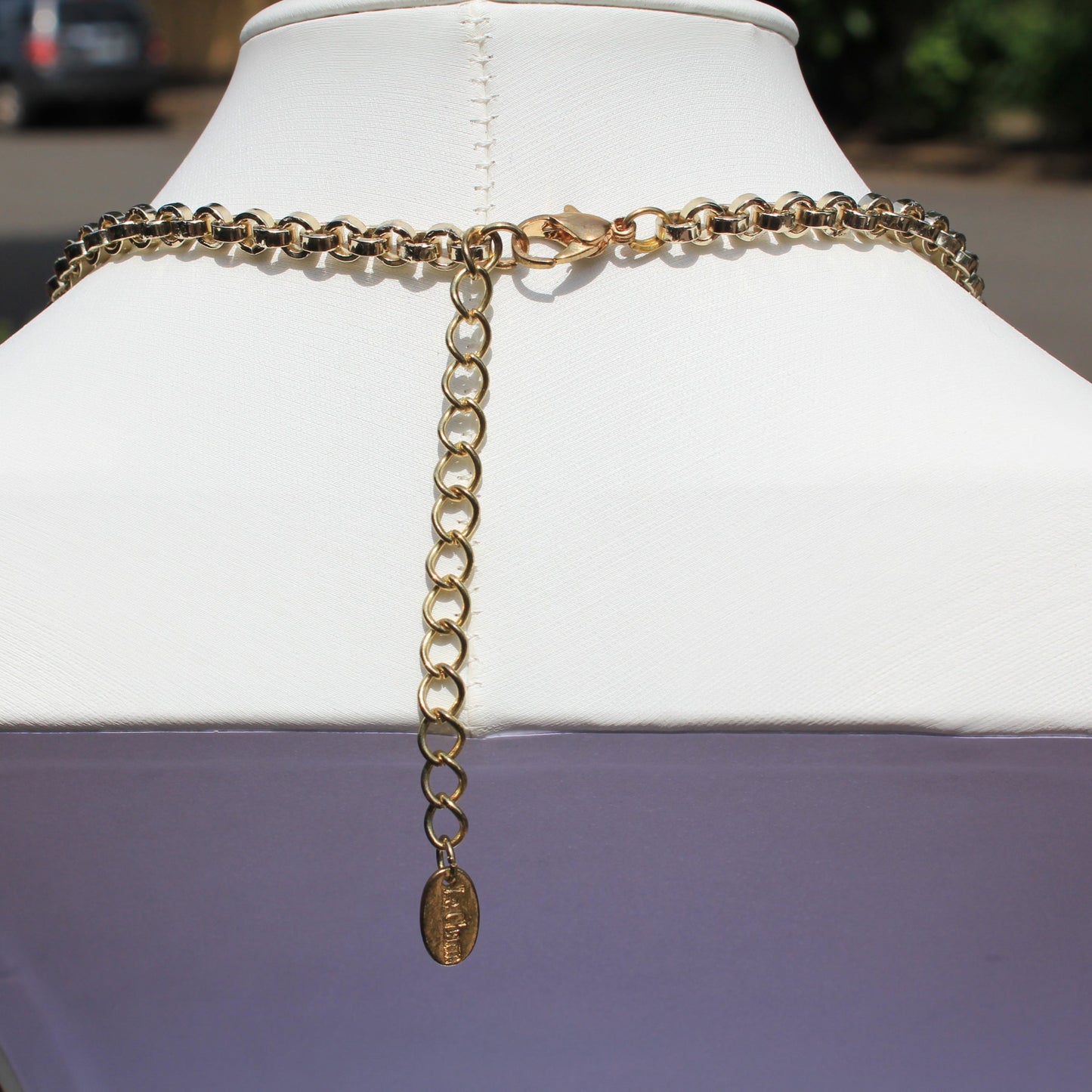 Committed to Sparkle Motion Statement Necklace
