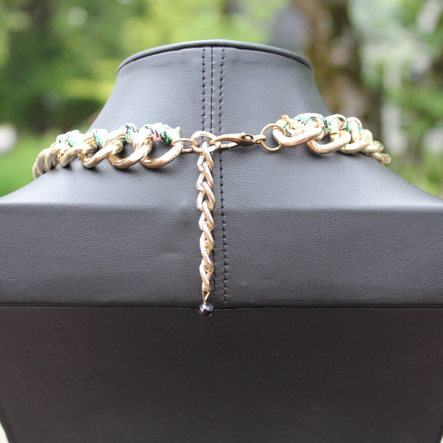 Petal to the Metal: Drama Bib Statement Collar Necklace