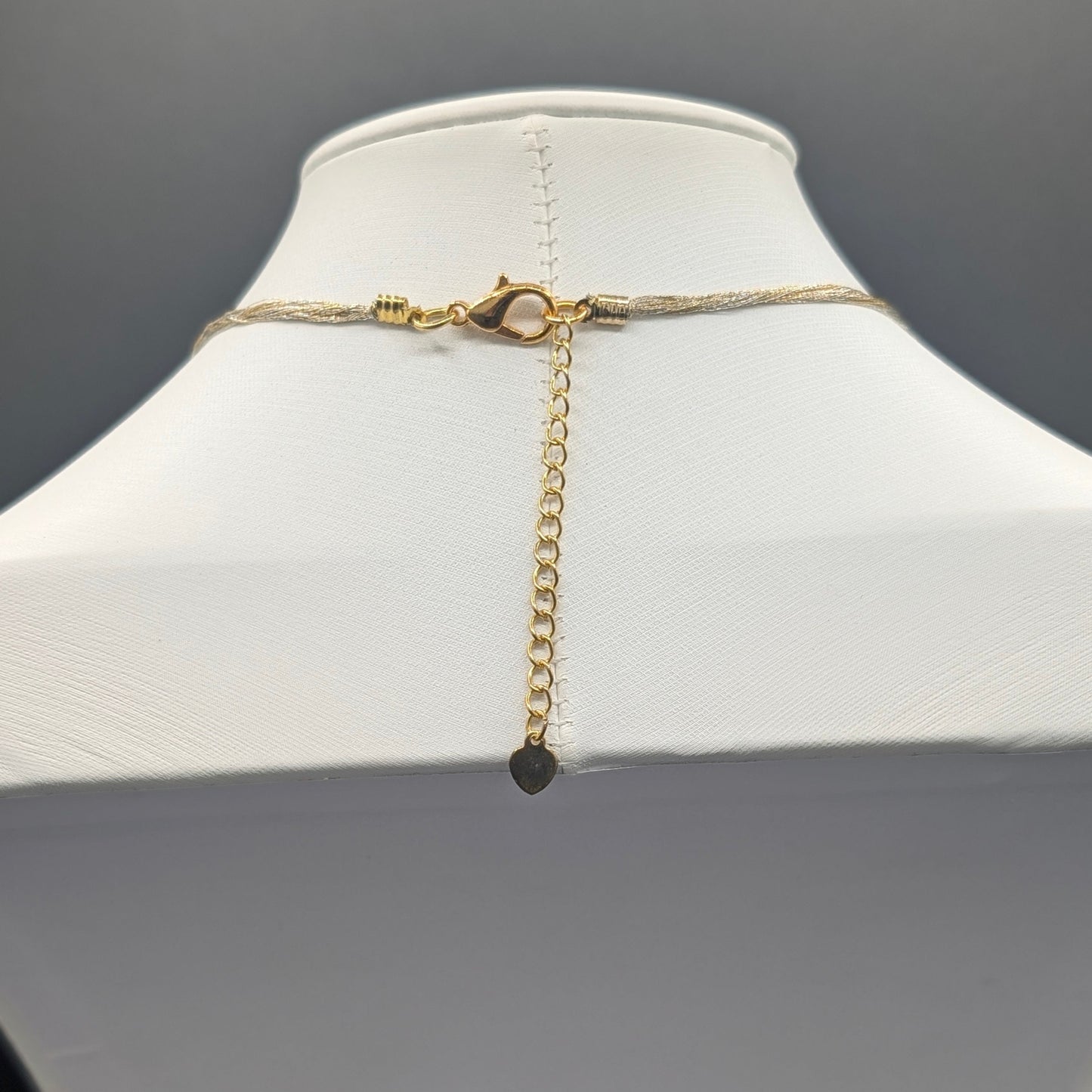 Bloodline Multi-Strand Silk Mesh Necklace