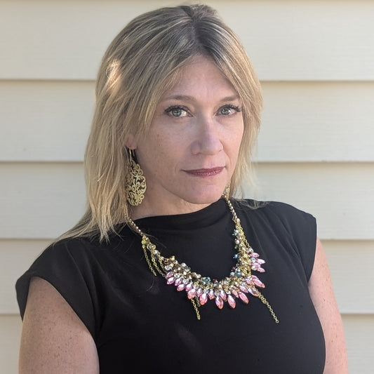 Committed to Sparkle Motion Statement Necklace
