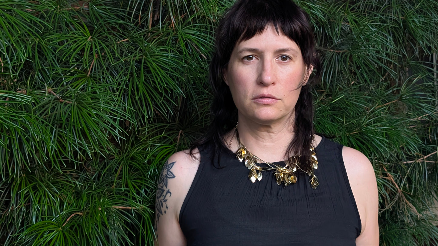 Wildleaf Symphony: Stylized Cascading Leaf Cluster “Neck Mess” Necklace
