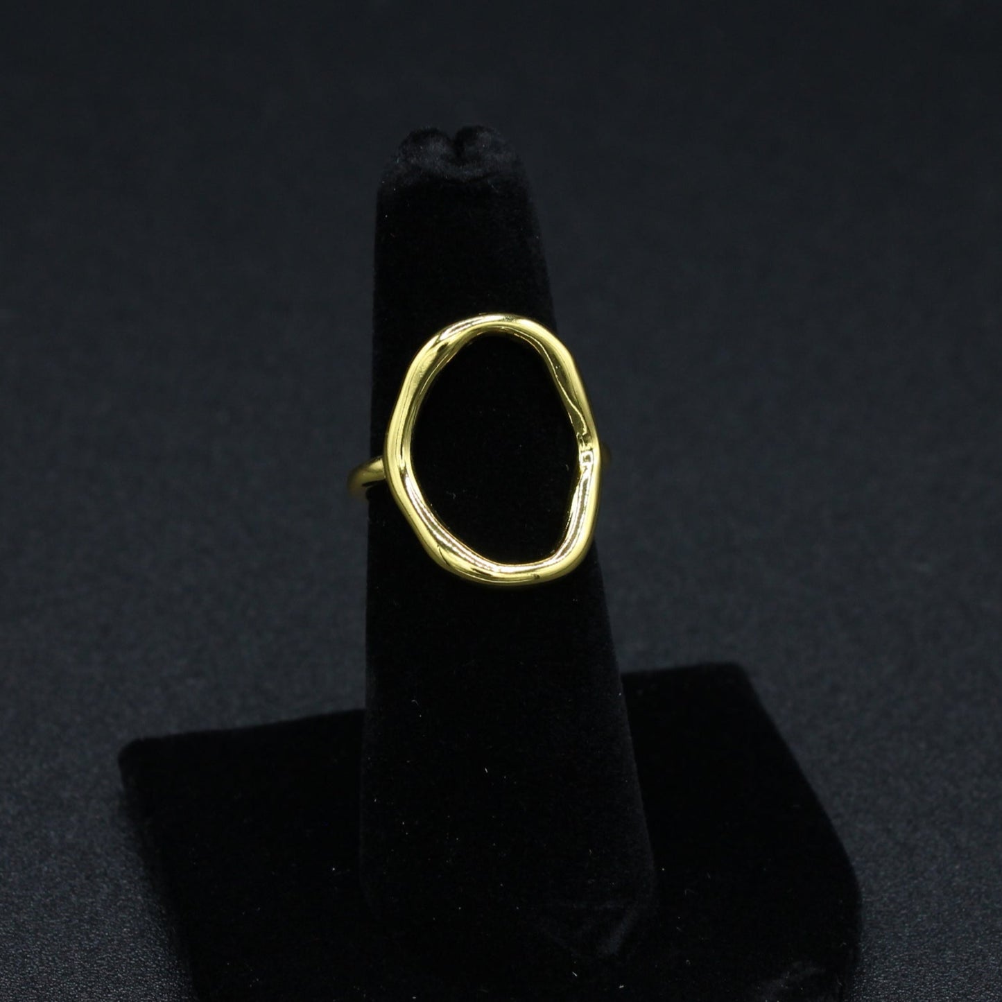 Infinite Whisper Minimalist Open Circle Ring