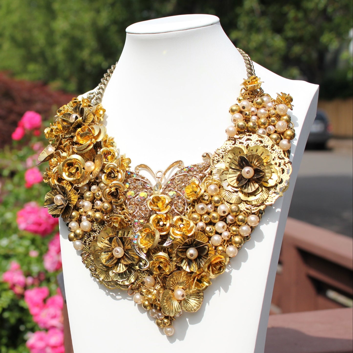 The Butterfly Empress:  Neckstravaganza Statement Necklace