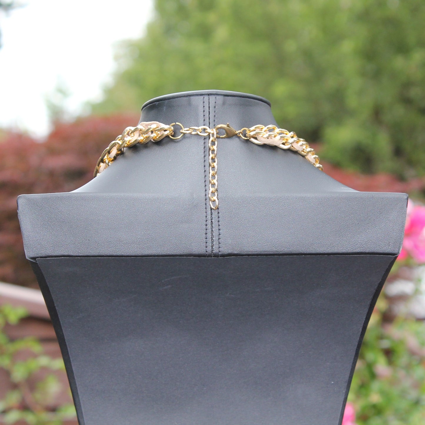 Amber Afterglow Statement Necklace